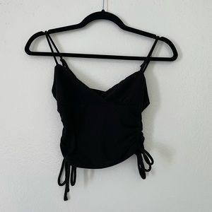 Forever 21 black scrunch top